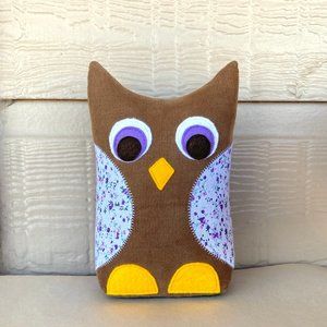 Brand new handmade owl doorstop, Unique door weight, Useful decor, Animal decor